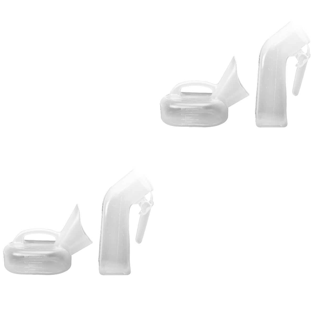 Raindrops 4 pcs Reusable Pee Jug Large Capacity Urine Bucket Portable Urinal Bucket