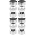 thumbnail image 1 of Raindrops 4 pcs  Stainless Steel Handrail End Covers Staircase Handrail End Caps Stair Handrail Plugs, 1 of 8