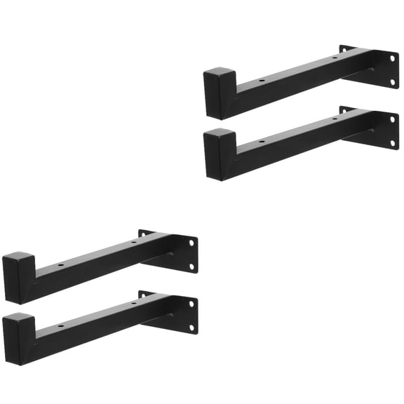 Raindrops 4 pcs Wall Shelf Support Metal Floating Shelf Bracket Heavy Duty Shelf Support Rack