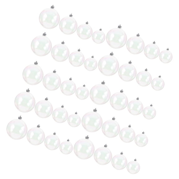 Raindrops 40 PCS Garland Oval Funnel Bubble Symphony Ball 7.50X6.00X6.00CM