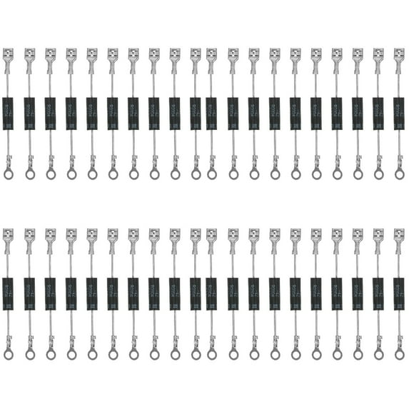 Raindrops 40 PCS Microwave Oven Diodes Oven Parts Replacements Unilateral Diode Parts