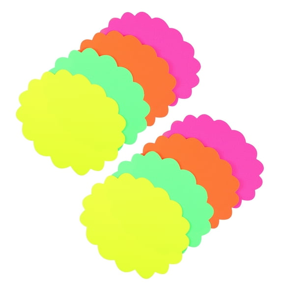 Raindrops 40pcs Fluorescent Paper Price Tags Explosion Shaped Practical Labels