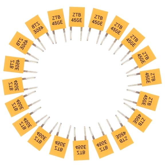 Raindrops 40 Pcs Ceramic Crystal Oscillator Ceramic Oscillator Crystal Resonator Two Feet