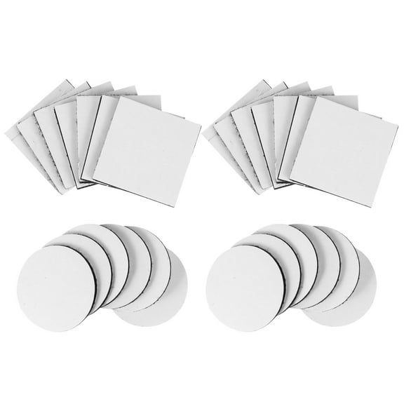 Raindrops 40 Pcs Household Adhesive Sticker Double-sided Hook and Loops Black