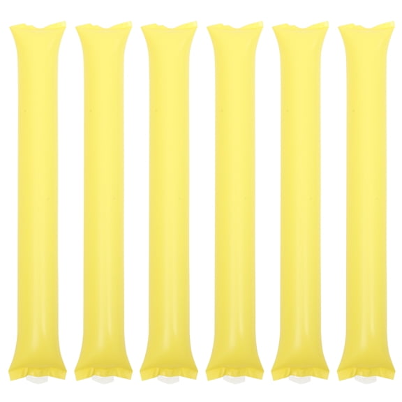 SHOWERORO Cheerleading Sticks Inflatable Boom Yellow 40Pcs