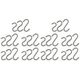 thumbnail image 1 of Raindrops 40 Pcs Wardrobe Coat S Hooks Coat Hangers Iron Heavy Duty Hanging Hooks, 1 of 8