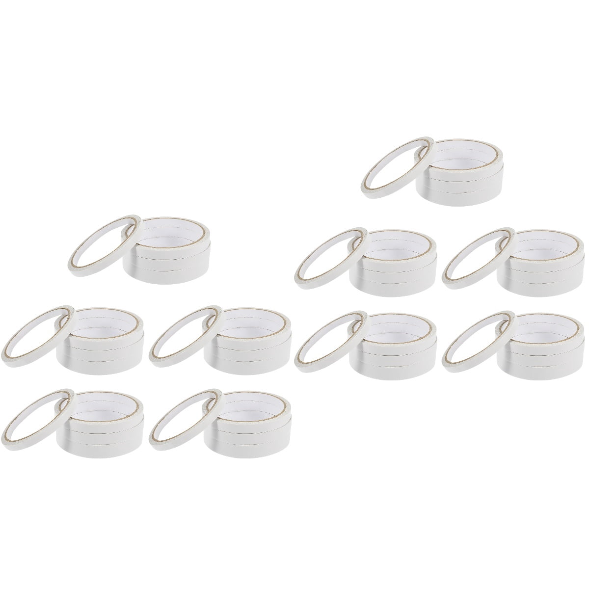 Raindrops 40 Rolls  of Office Double Side Tapes Office Accessories Strong Adhesive Tapes (White)