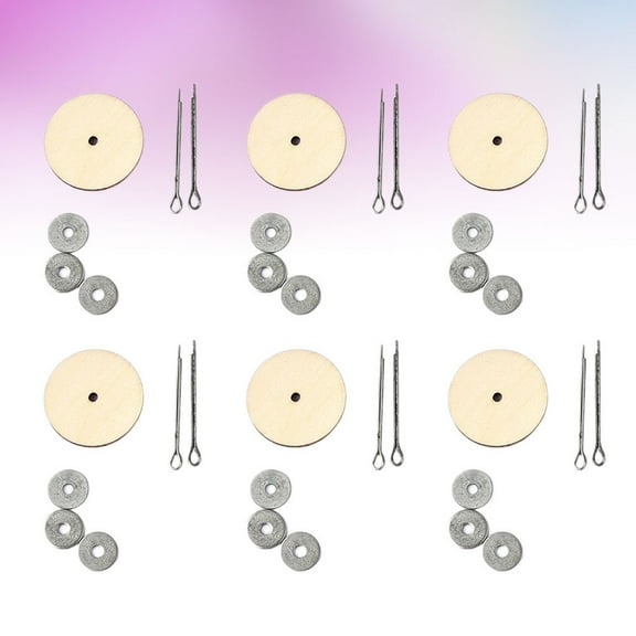 Raindrops 40 Set Doll Making Supplies Wooden Joint Accessories Hardware Travel Office