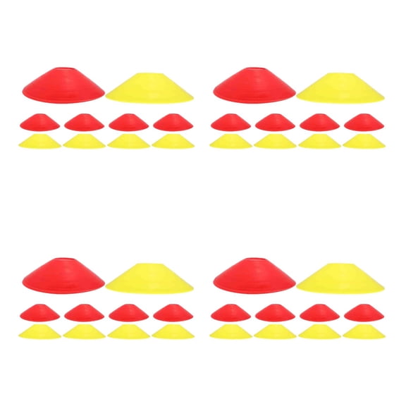 FOMIYES Durable Small Cones for Soccer Practice Multi-Color Pe 40Pcs