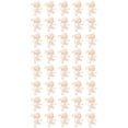 thumbnail image 1 of Raindrops 40 pcs DIY Animals Unfinished Wooden Slices Monkey Craft Embellishments Ornaments, 1 of 8