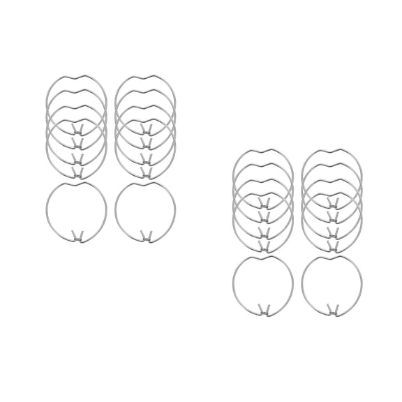 Raindrops 40 pcs Heavy-Duty Spring Clips For Recessed Led Ceiling Lights Retaining Spring Rings Clasp Heart Bulb Holders Most Lamps Fittings Shape 2