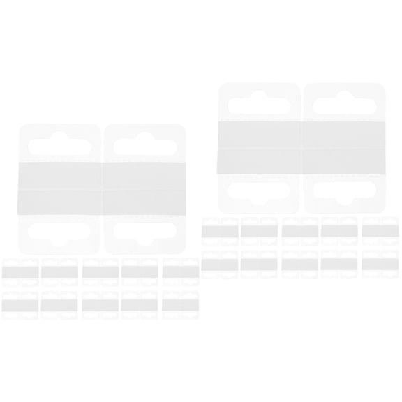 Raindrops 400 Pcs  Retail Display Tabs Plastic Merchandise Hanging Tags Sticky Product Tabs Store Supply