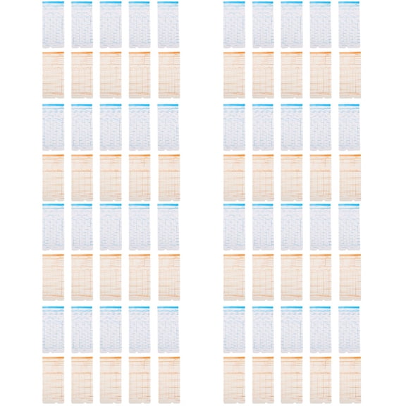 Raindrops 400 Sheets of Attendance Calendar Cards Employee Attendance Sheets Time Clock Cards Attendance Payroll Recorder Timecards for Office School Supplies