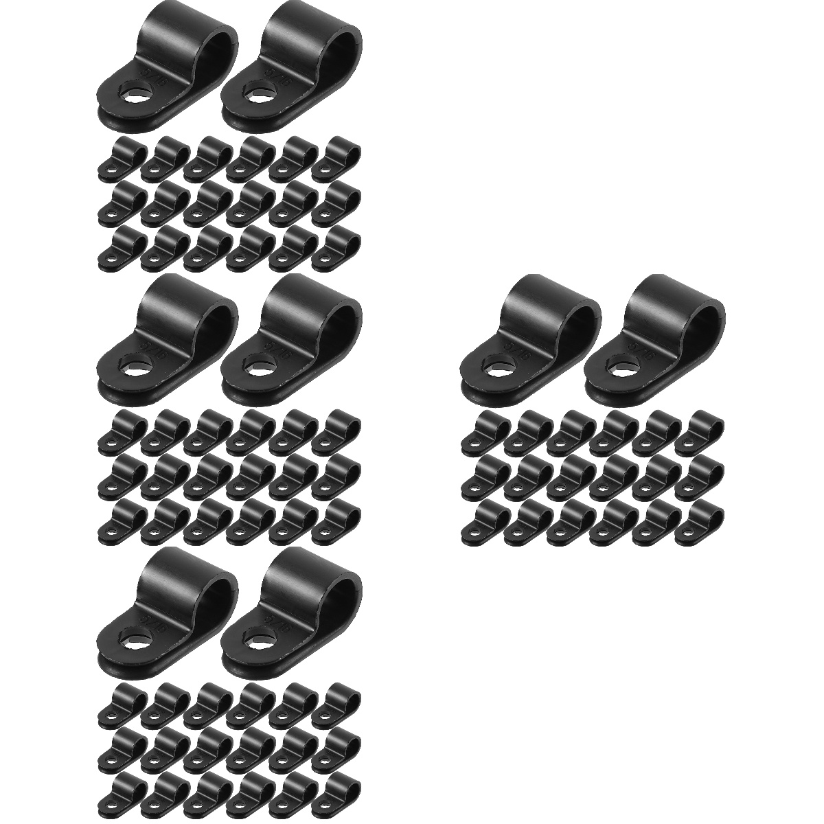 Raindrops 400 pcs Rope Light Clip 7.9mm Wire Clip Replacement R-shape ...