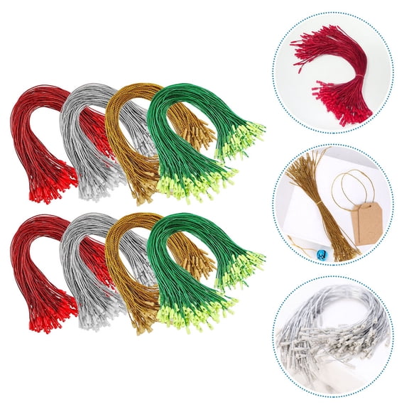 Raindrops 400pcs Necklace Strings for Pendants, Christmas Ornaments, Crafting, Wrapping Supplies, Jewelry Making Accessories