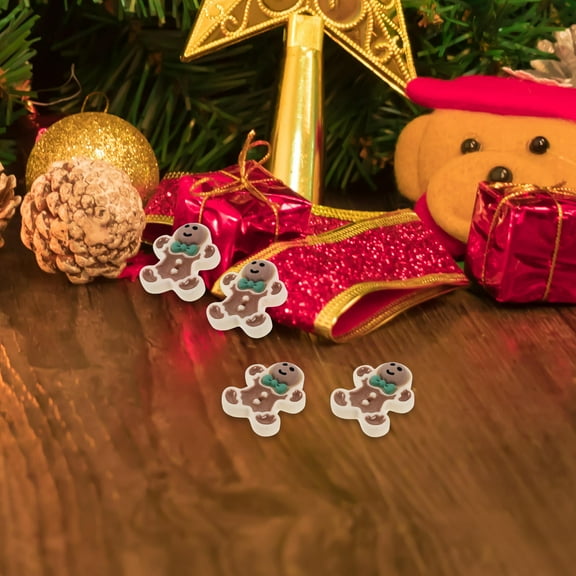 Raindrops Minu Gingerbread Men Resin Christmas 40Pcs