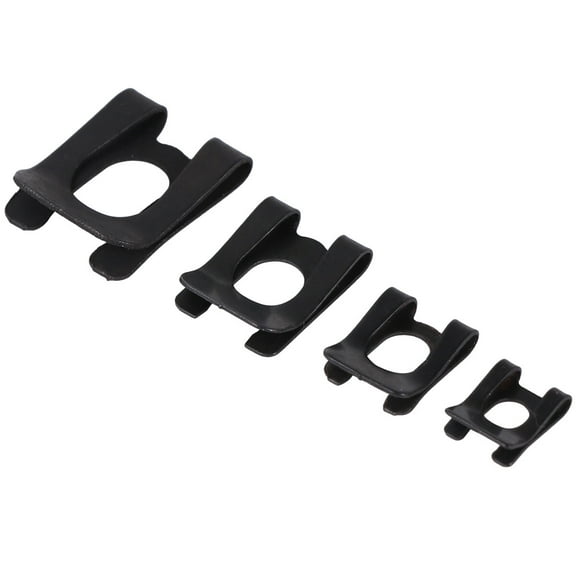 Raindrops 40Pcs U Shape Metal Retainer Clips for Automotive Repair and Fastening by Mechanics