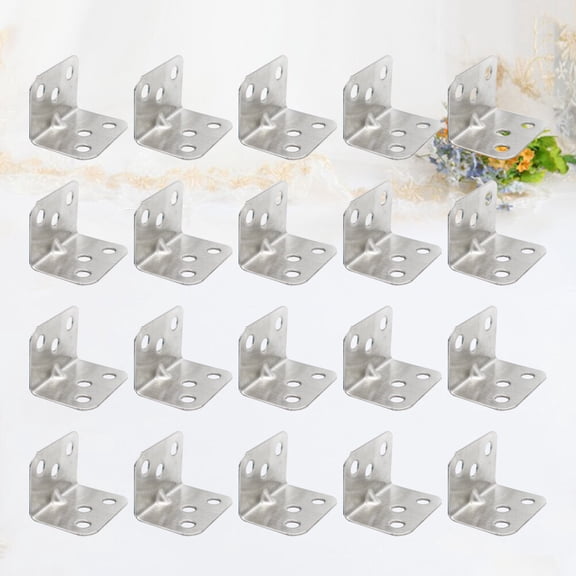 Raindrops 40Pcs Wall Hanging Brackets Iron Shelf Supports for Kitchen and Bathrooms