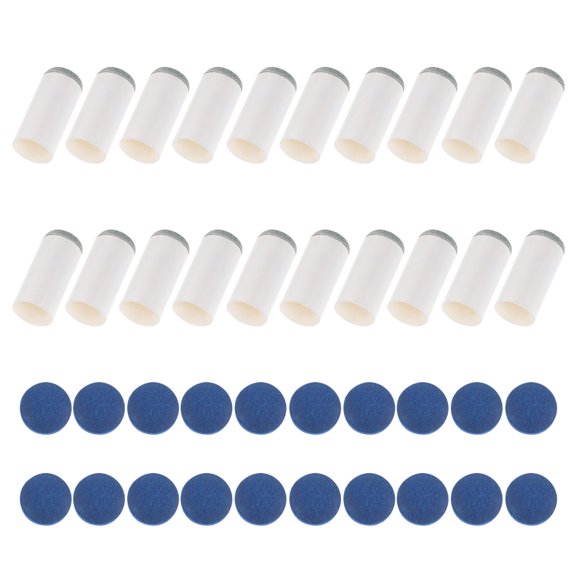 FOMIYES 40Pcs Multipack Pool Cue Maintenance Accessories Slip on Tips for Longterm Use and Consistent Cue Performance