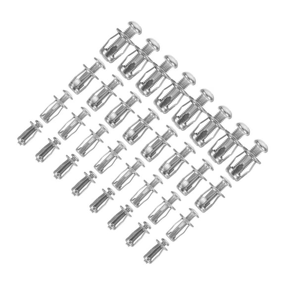 Raindrops 40pcs Metal Expansion Screws Set Petal Design For Concrete Walls Drywall Convenient Expansion Screws For Commercial Applications