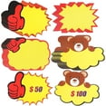 thumbnail image 1 of Raindrops 40pcs Pricing Signs Vibrant Tags For Retail Stores Paperboard Price Labels Versatile Display Options For And, 1 of 8