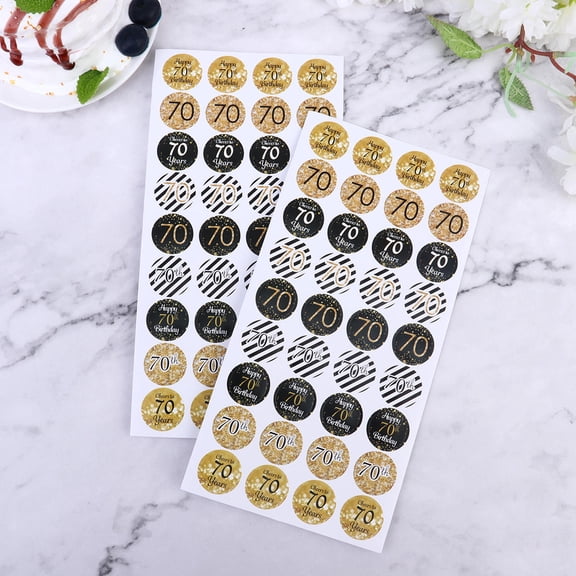 Raindrops 432PCS Round Stickers Multi-Colored Labels for Party Celebration and Decoration