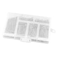 thumbnail image 1 of FOMIYES Hair Sewing Kit Wig T Pins Light Grey Stainless Steel 450pcs For Wigs And, 1 of 8