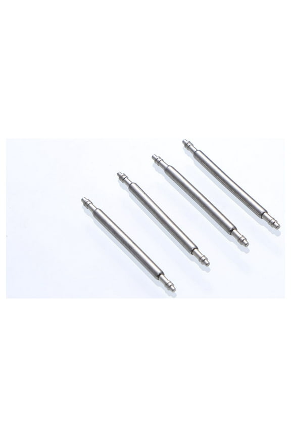 4PCS 18mm Silver Watch Band Spring Bars Strap Link Repair tool Watchmaker Stainless steel Watch Accessories Kit Set