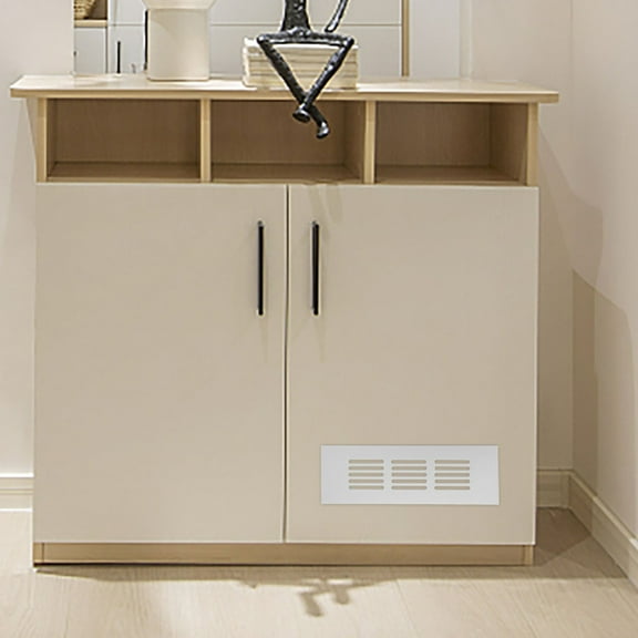 Raindrops 4PCS Mesh Air Vent Louvered Ventilation for Wardrobe Stove Shoes Cabinet Sink Kitchen Bathroom Side Hardware Accessories