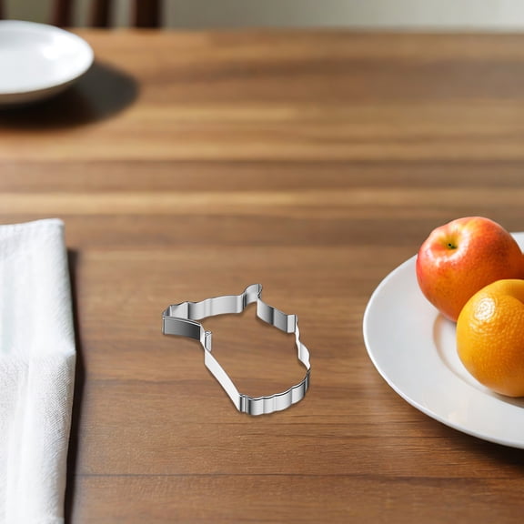 Raindrops 4Pcs Stainless Steel Patriotic Baking Molds Usa Flag and Map Cookie Cutters