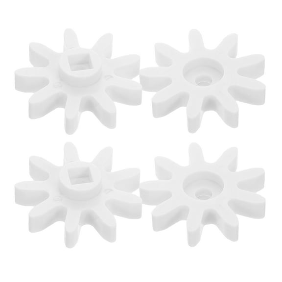 Raindrops 4PCS Small Plastic Gears for Kids Vending Machine Gear Parts Coin Operated Toys Gear Set Mechanical Gears for DIY Projects and Candy Machine Accessories