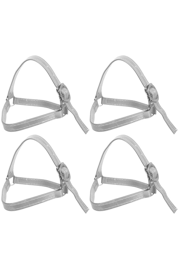 4Pcs Adjustable PU High Heel Shoe Straps Anti Slip Ankle Bands for Daily Use