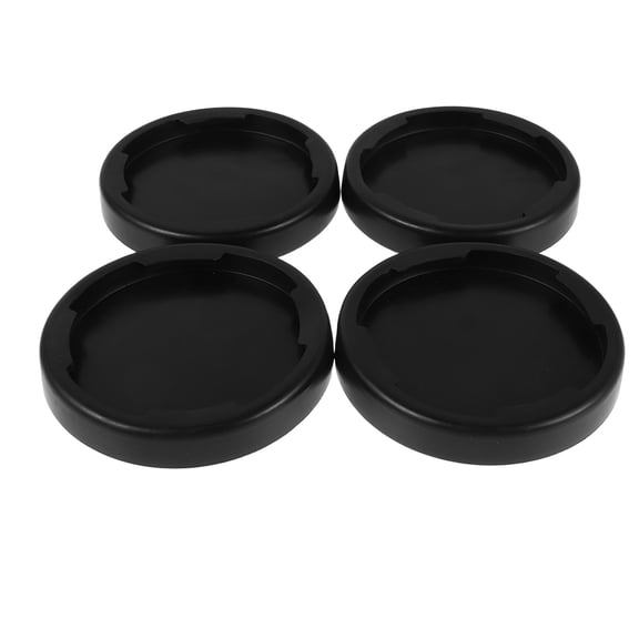 Raindrops 4Pcs Anti Vibration Fitness Machine Floor Pads Black Durable Noise Reducing Mats