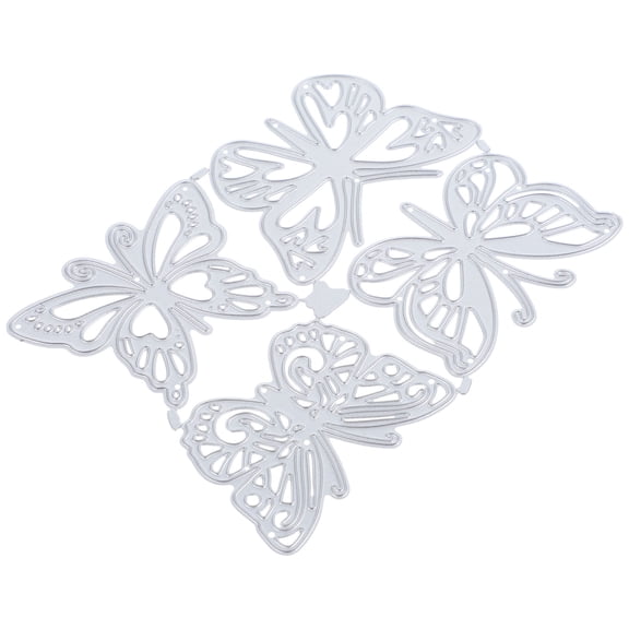 Raindrops 4Pcs Butterflies Metal Cutting Die For Photo Frame Embossing Scrapbook Supplies