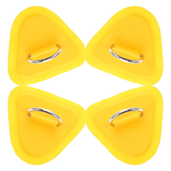 Raindrops 4Pcs D-shaped Buckle for Inflatable Boat Rope Fixing Sailing Accessories 3.54X3.14X0.39in