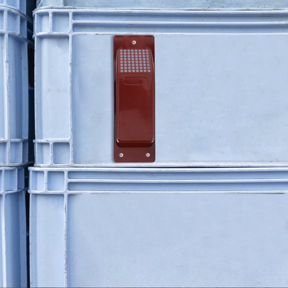 Raindrops 4Pcs Dark Red Plastic Container Vent for Shipping Containers Weatherproof Airflow Vent