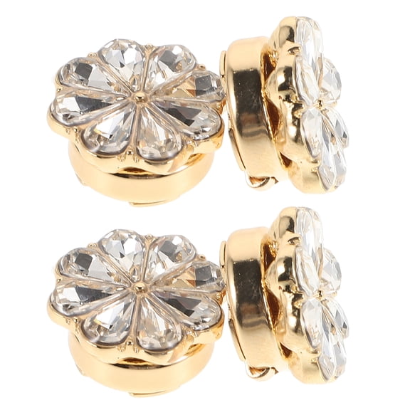 FOMIYES Set of 4 Elegant Crystal in Alloy for Women, Perfect for Formal Events and Special Occasions
