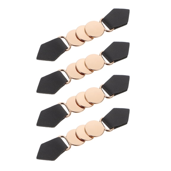 Raindrops 4Pcs Durable Metal Toggle Buckles Black for Coat Replacement Buttons and Decorative Use