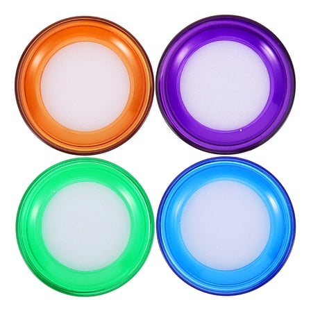 HONMEET Finger Wetting Sponge Bank Employees 4Pcs 2.71X2.71X0.98In