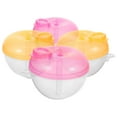 thumbnail image 1 of FOMIYES 4Pcs Portable Formula Dispenser Pink PP Easy Cleaning for Traveling Parents, 1 of 8