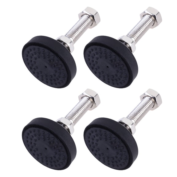 Raindrops 4-Pack Adjustable Mechanical Foot Cups for Furniture, Appliances, and Equipment Stability and Floor