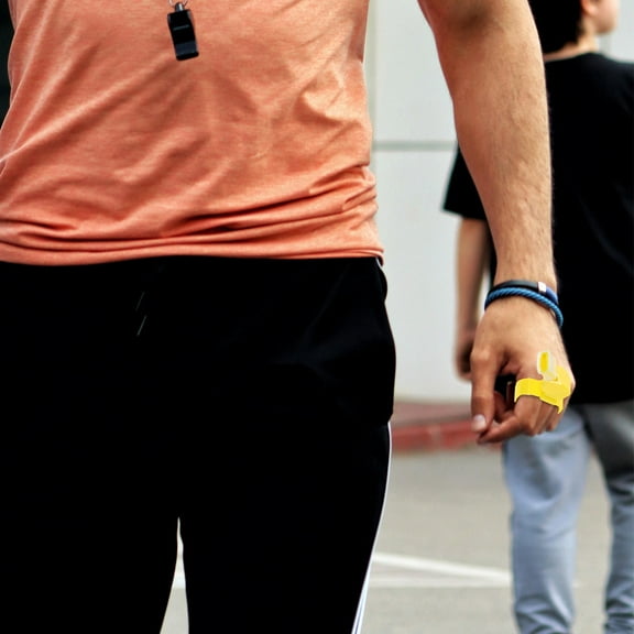 Raindrops 4Pcs Hand Held Whistle with Loud Sound and Dual Tone for Sports Competitions and Hiking