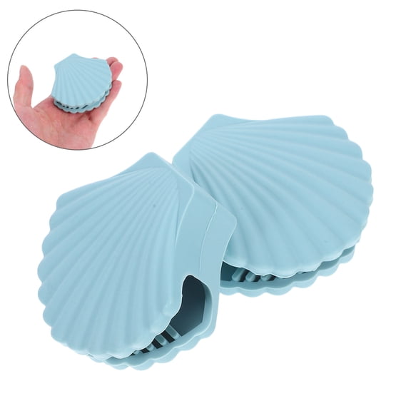 FOMIYES 4Pcs Blue Silicone Pot Handle Holders Heat Resistant Non Slip Thermal Insulation Sleeves