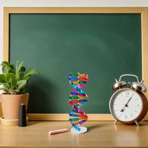 Raindrops 4Pcs Scientific Dna Model Kit Realistic Double Helix Structure for Teaching