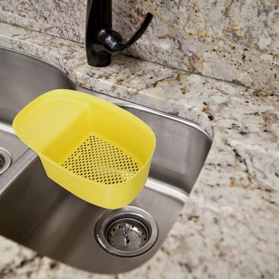 Raindrops 4Pcs Kitchen Draining Basket Strainer Blue PP Multi Purpose Household Sink Drain Rack