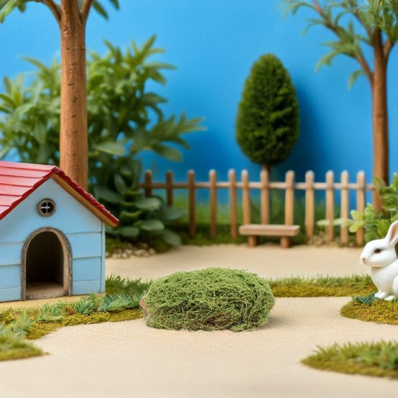 Raindrops Lifelike Moss Covered Stones Light Green for Home Decor Versatile Decoration 4Pcs