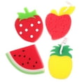 thumbnail image 1 of Raindrops 4Pcs Multipurpose Kitchen Sponge Cute Dish Washing Scrubber Assorted Color, 1 of 8