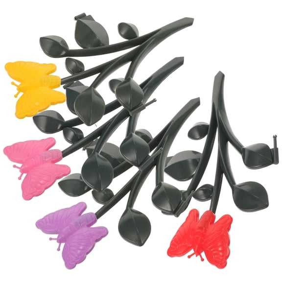 Raindrops Flower Fence Assorted Color Plastic for Garden Decorative Border