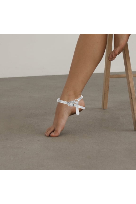 4Pcs Adjustable PU High Heel Shoe Straps Female Anti Drop Ankle Bands Secure Fit Shoe Accessories