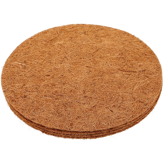 Raindrops 4Pcs Nest Pads Chocolate Natural Coconut Fiber for Egg Collection in Bird Cage